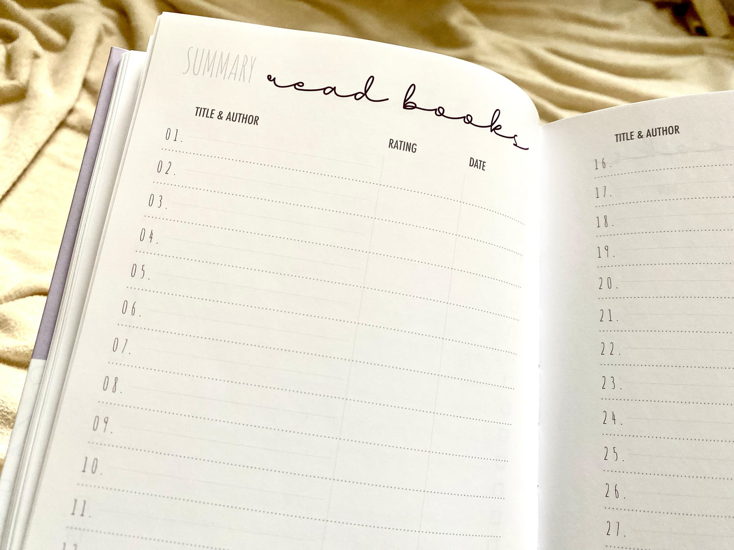 Reading Journal - Book Reviews