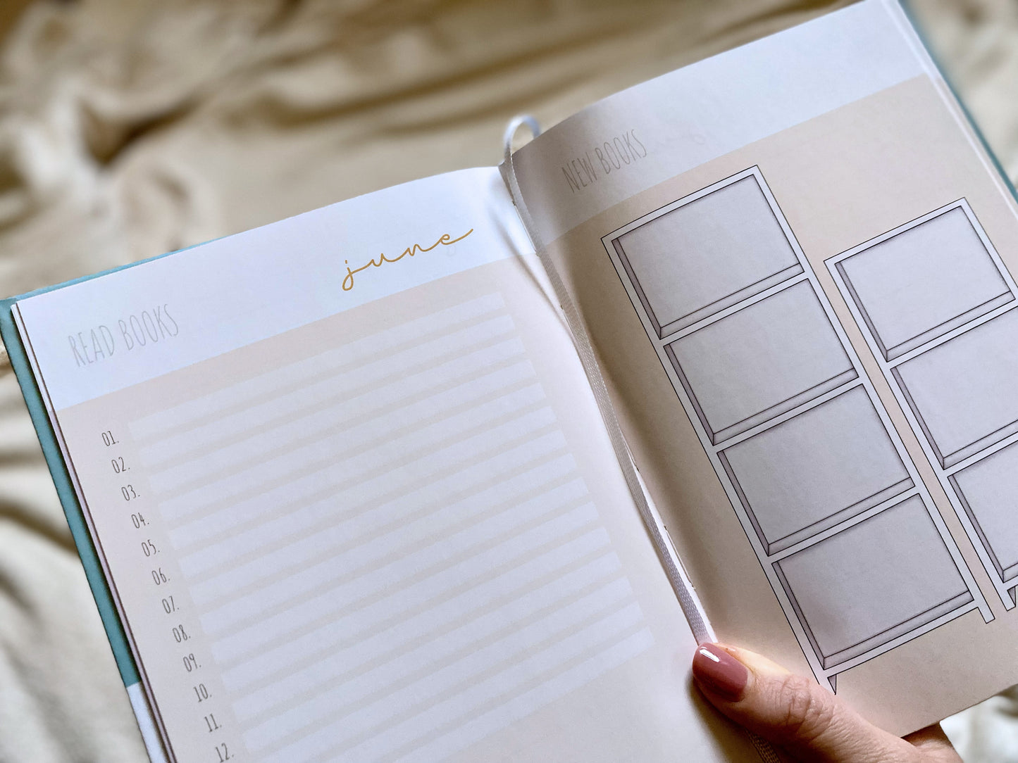Reading Journal - Jahresplaner Hardcover Mint